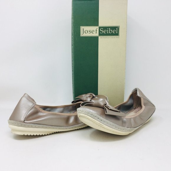 Josef Seibel Pippa 01 Women’s Leather Ballet Flat - Picture 4 of 16